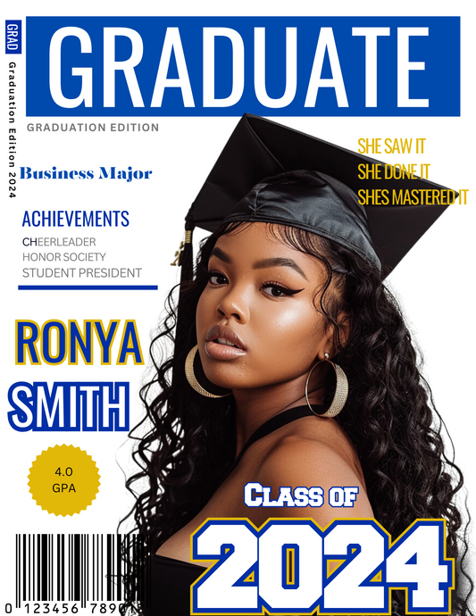 Graduation Magazine Cover