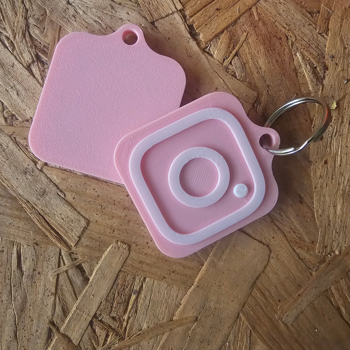 Custom 3D Printed Social Media Scan Tag Keychains- Tap to Share & Connect Instantly