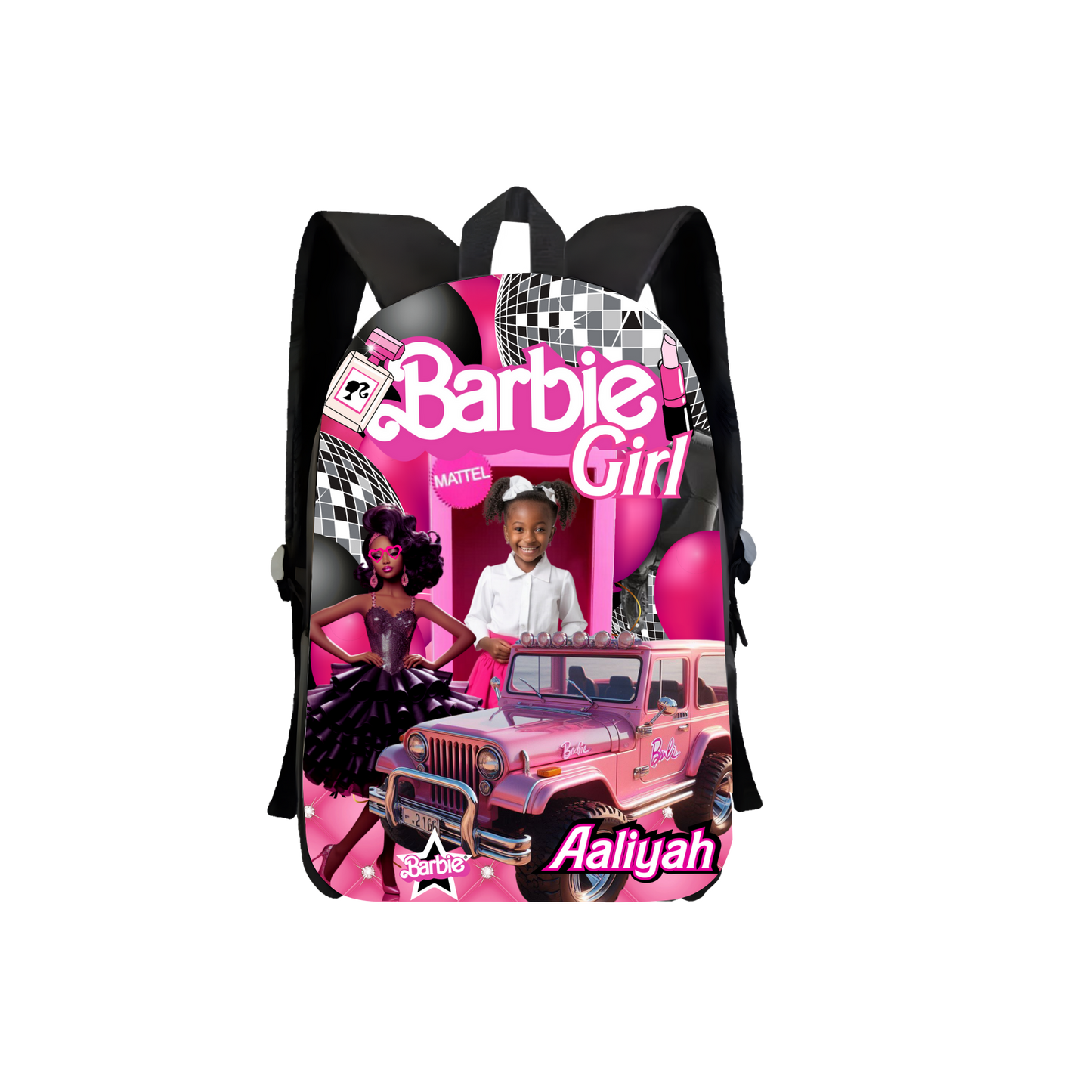 Barbie Theme Custom Backpack
