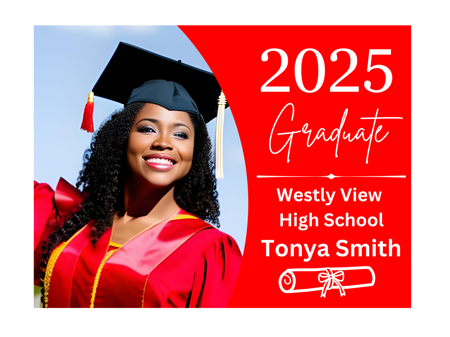 Graduation Yard Sign