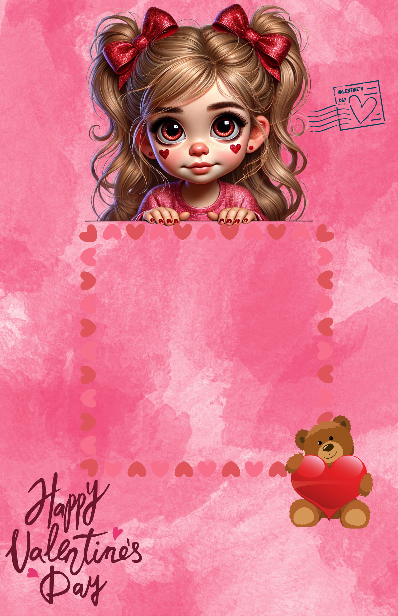 CANVA PRO EDITABLE Jumbo Valentine's Day Card Templates