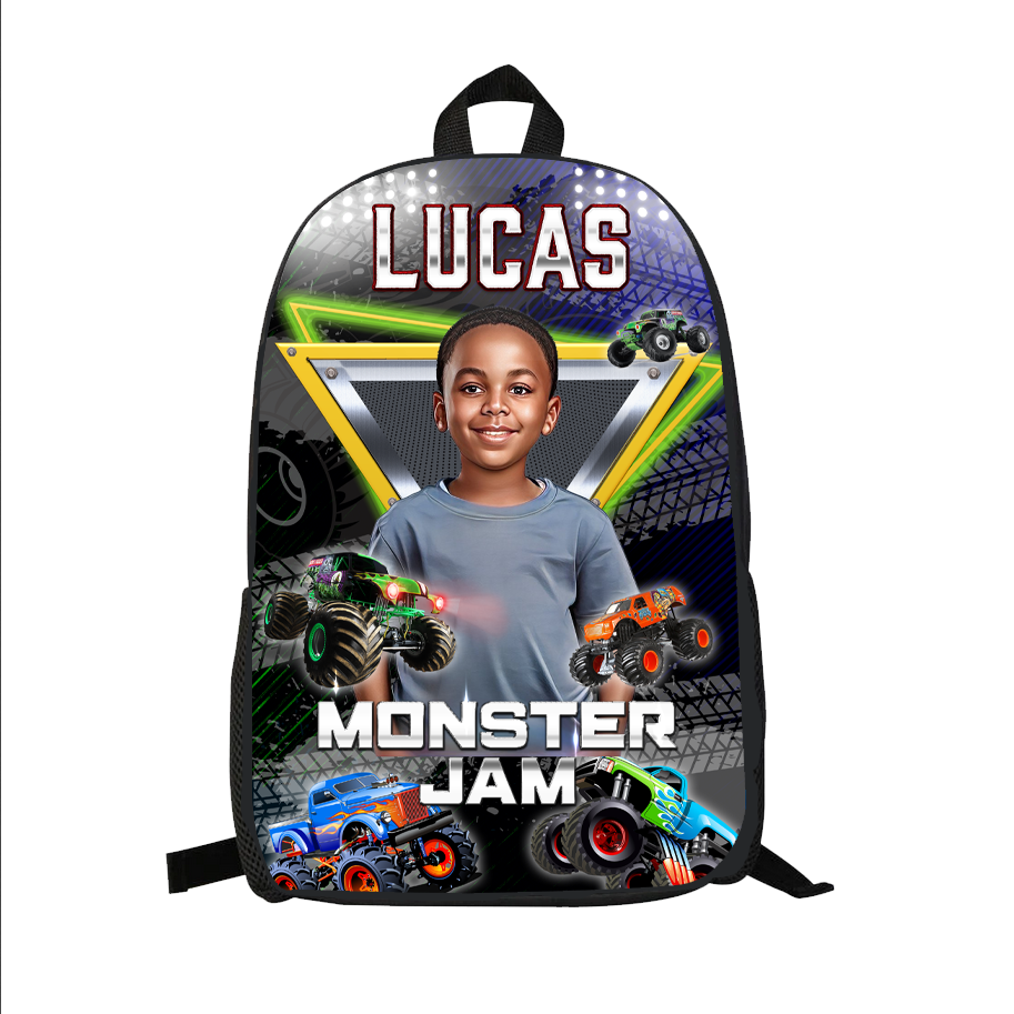 Custom Monster Jam Backpack