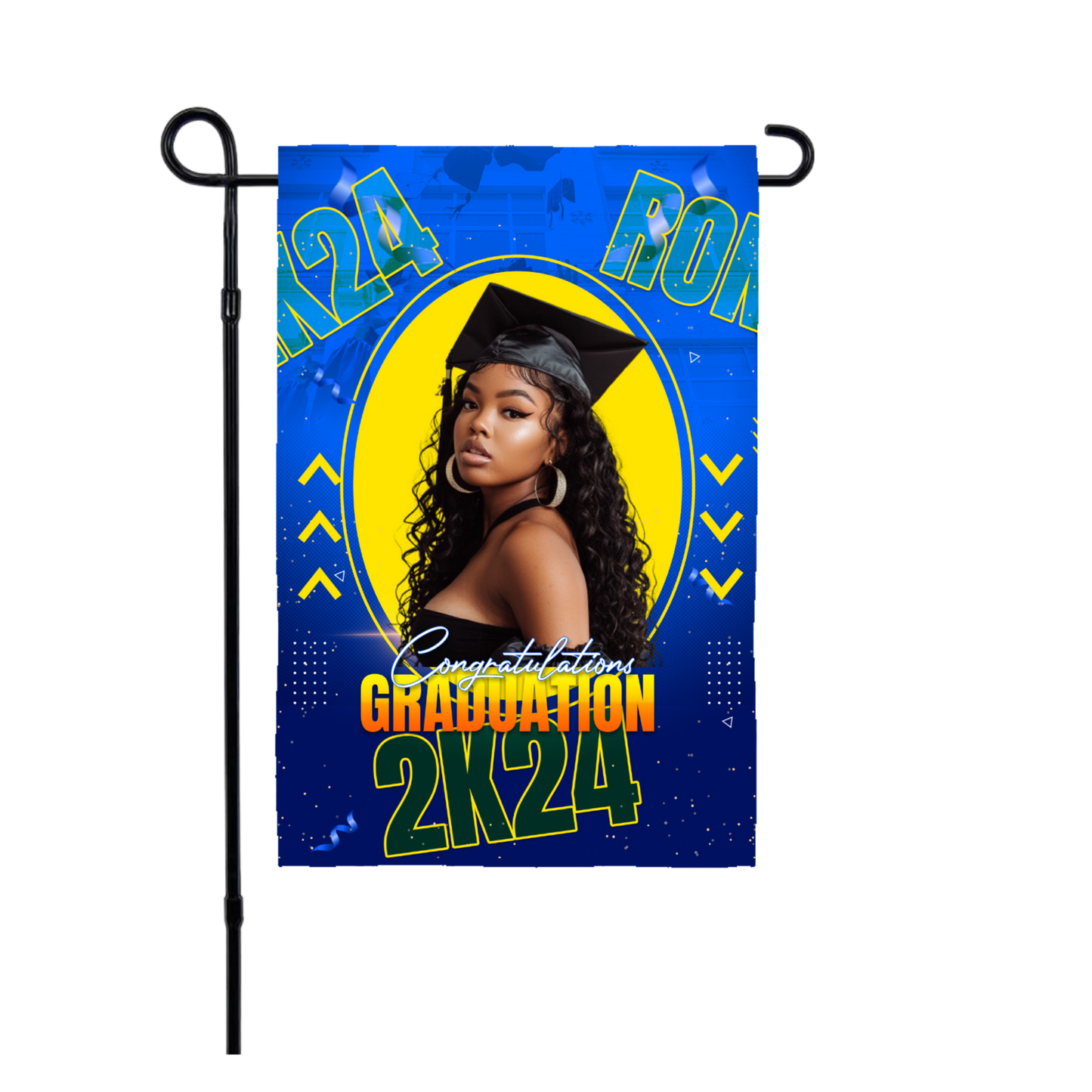Graduation Garden Flag