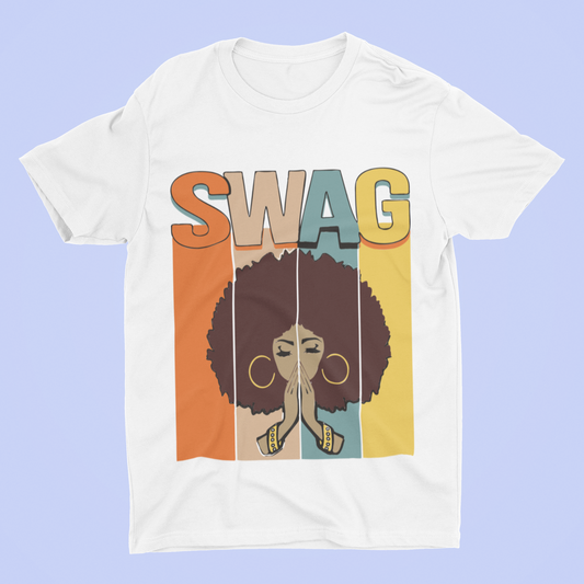 Swag Vintage Afro woman T-shirt