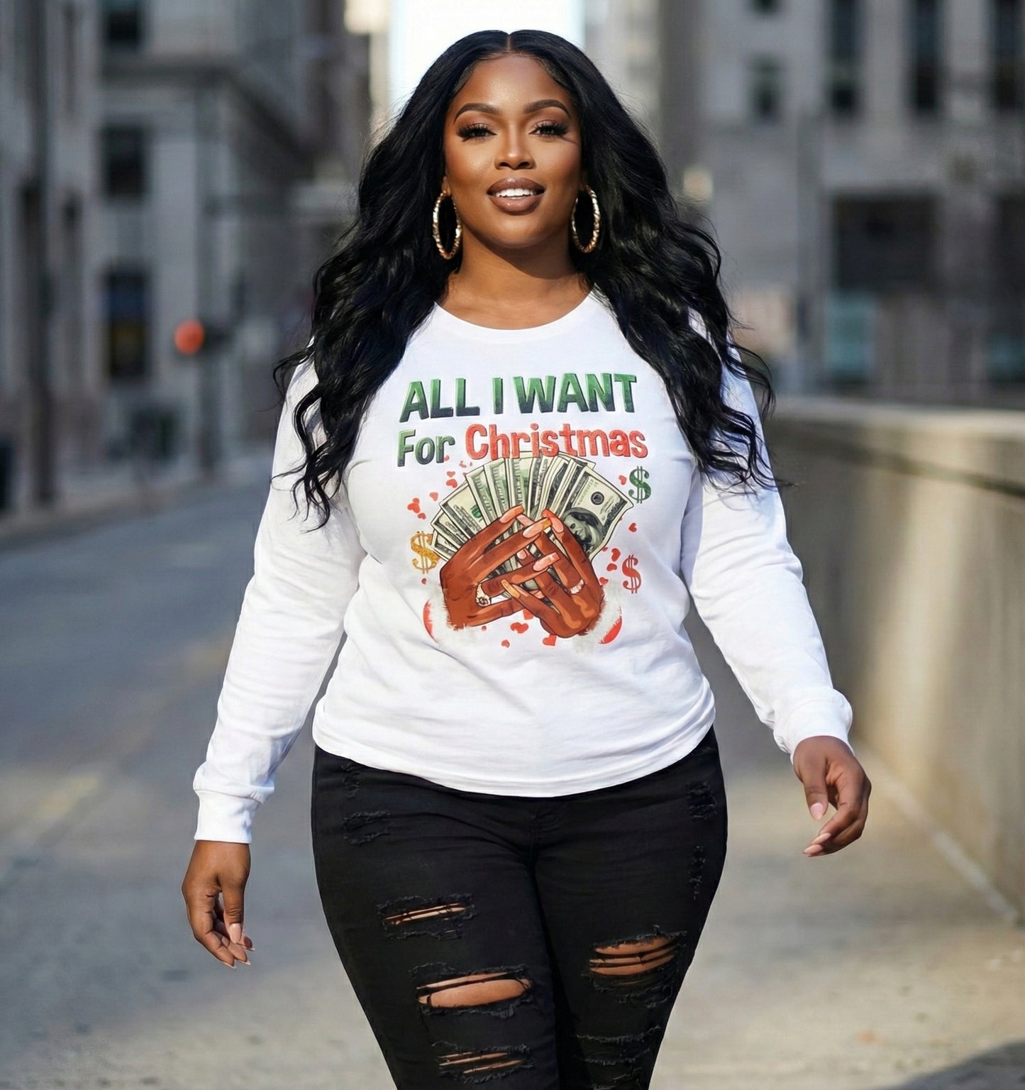 “All I Want For Christmas is Money” Tee