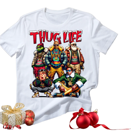 Thug Life Christmas Tshirt