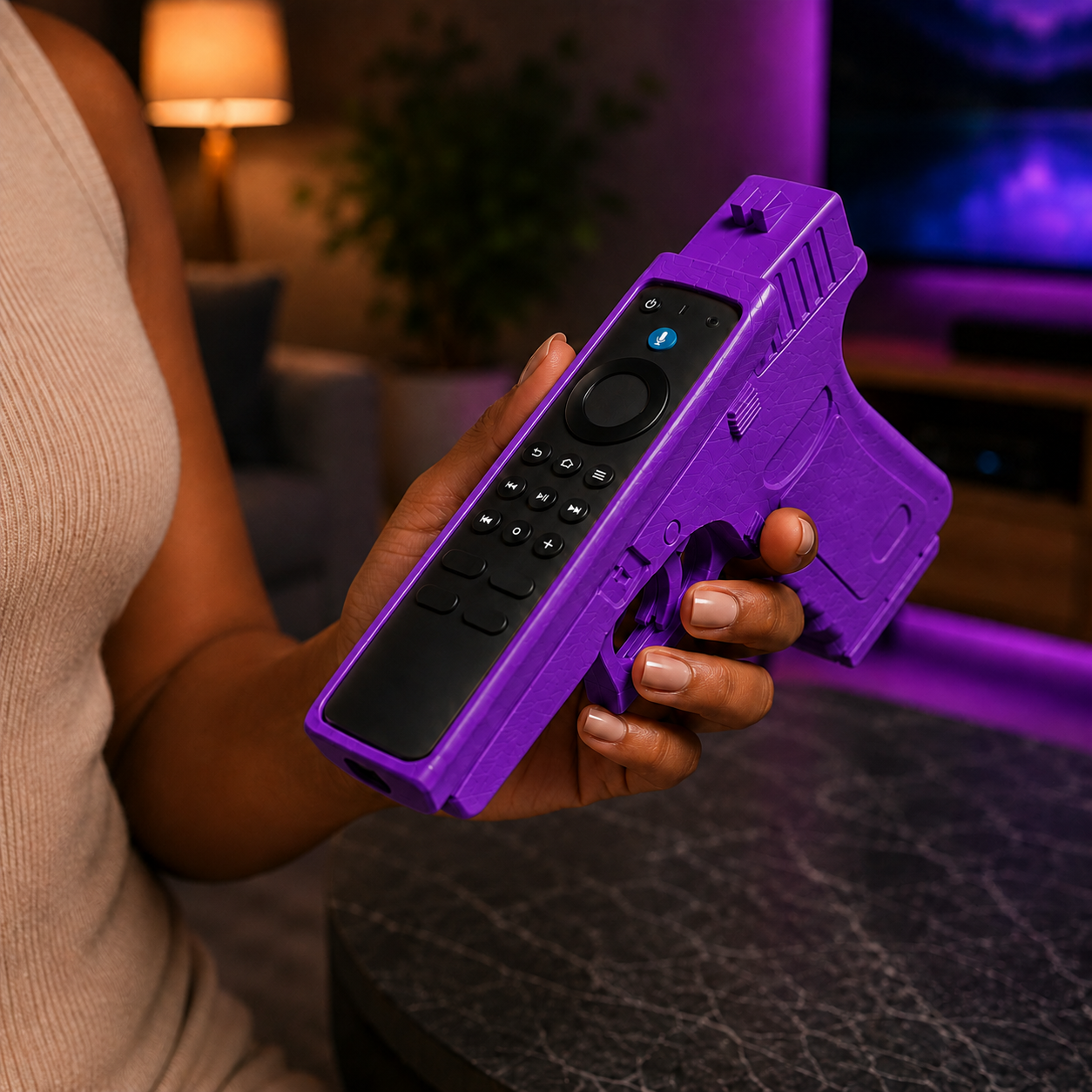 GlockStick Fire TV Remote Holder Remote Not Included