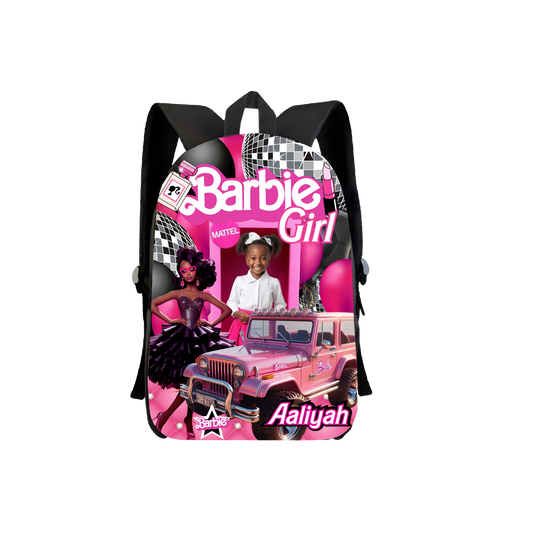 Barbie Theme Custom Backpack